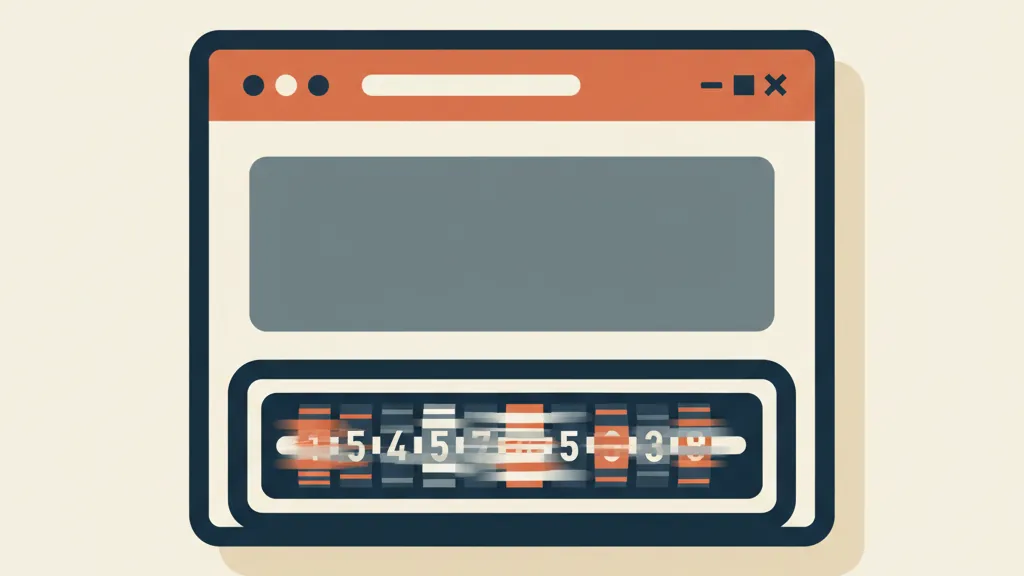 An odometer-style visitor counter at the bottom of a retro web page