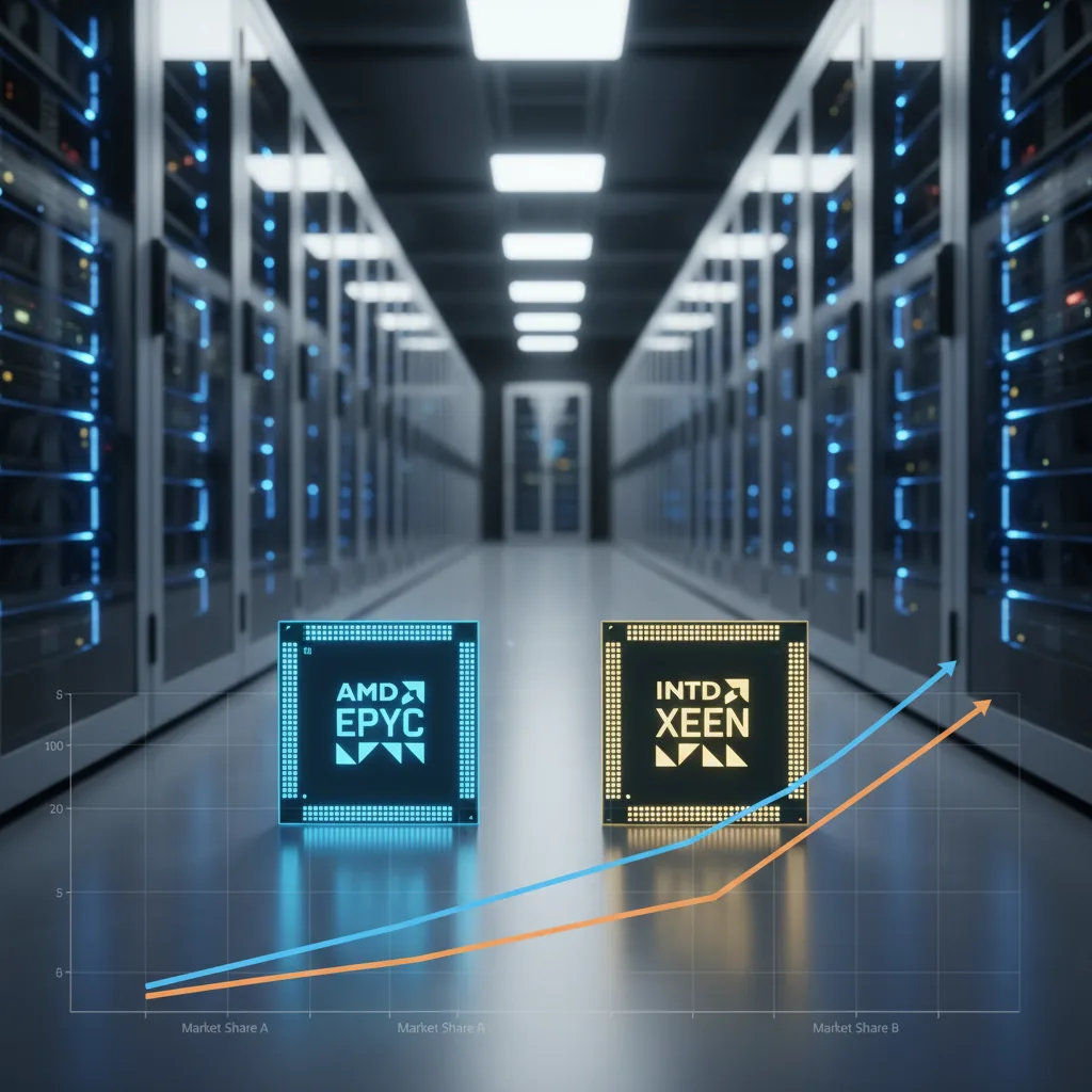 AMD captures third of server CPU market as Intel holds steady amid AI boom