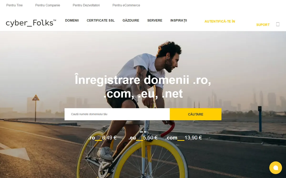 Homepage screenshot of cyber_Folks