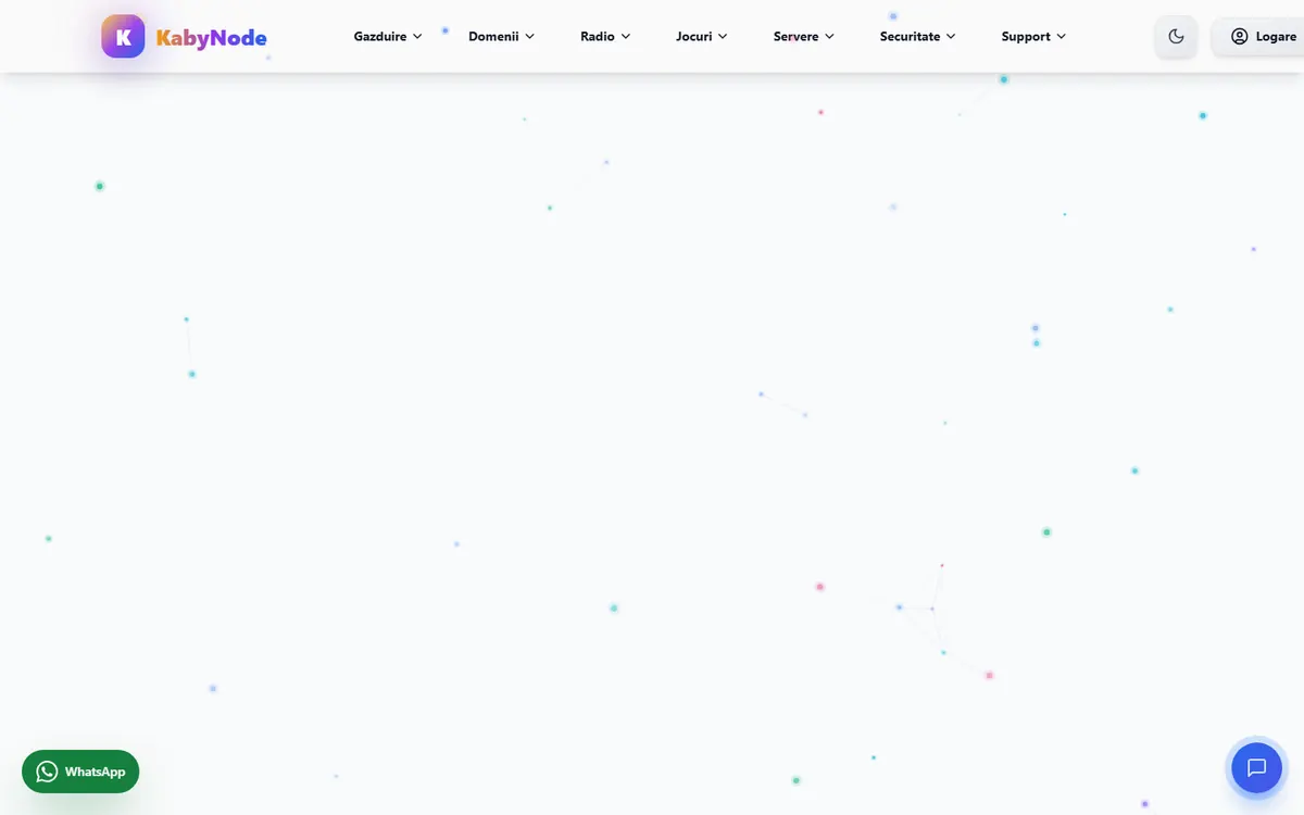 Homepage screenshot of KabyNode